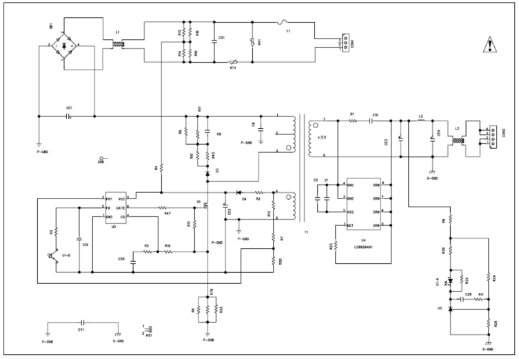 Industrial power module bare board 18W AC-DC 5V3.5A switching power supply(图1)